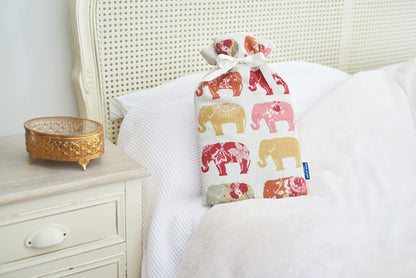 Large Hot Water Bottle in Nelly Elephant