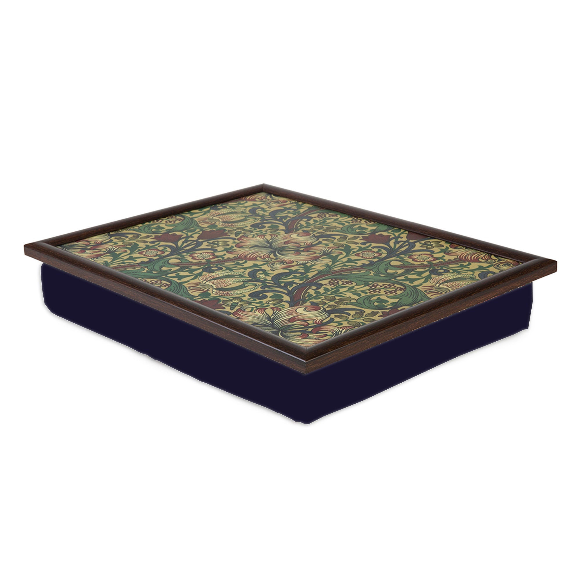 Bean Bag Lap Tray in William Morris Golden Lily – Blue Badge Co